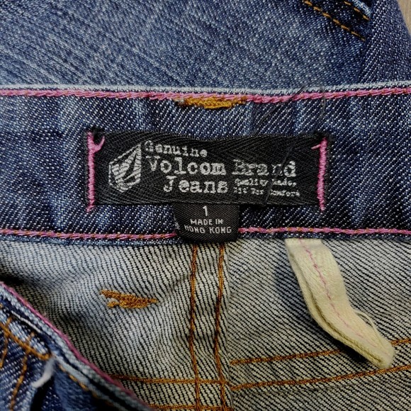 Volcom Womens Jeans Size 1 Nova 2 Skinny Liberated 28x31 - Picture 6 of 10